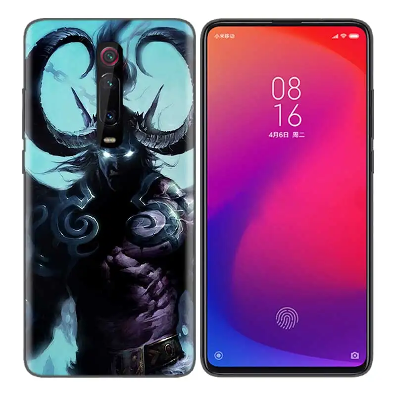 Коричневый Черная мягкая силиконовая сумка чехол для Xiaomi mi 9T CC9 Red mi 4 4X5 6 6A 7 7A Note Plus K20 Pro F1 Tampa Fall Wows World of Wa - Цвет: Коричневый