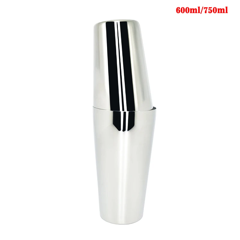 1Pcs 750 600ML IYouNice 1-13 шт из нержавеющей стали коктейльный ручной шейкер Миксер для напитков бармен набор инструментов барный инструмент деревянная подставка база - Цвет: 1Pcs 750 600ML