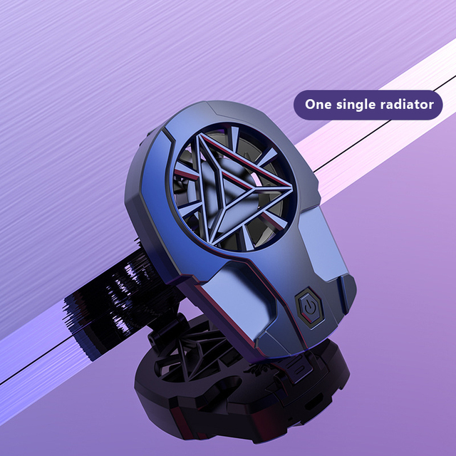 Eating chicken artifact mobile phone radiator plug-in combination kit combo, air-cooled auxiliary device with dot device