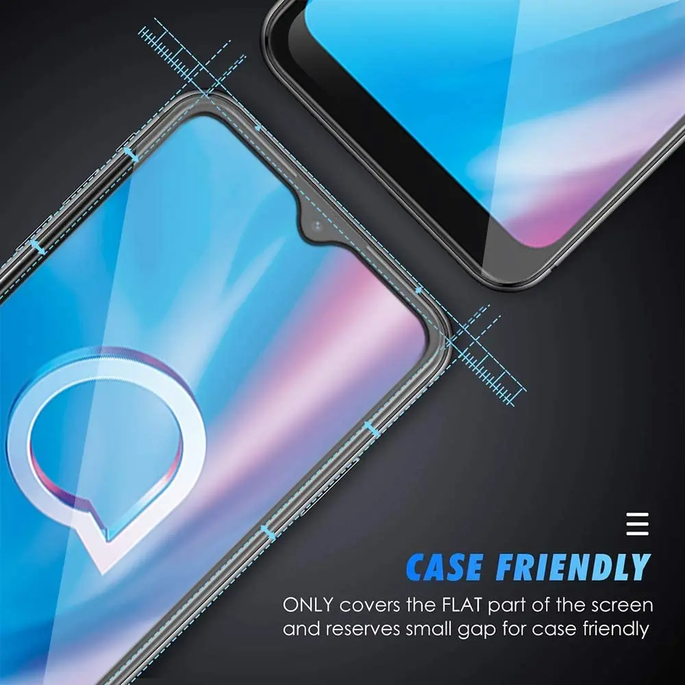 Защитная пленка из закаленного стекла для Alcatel Работает с любым оператором 1A 1B 1S