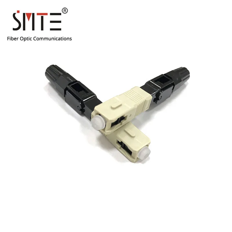 100 шт./лот SC ММ мульти NPFG 8802-TLC/3 60 мм режим SC разъем SC/UPC SC многомодовый быстрый разъем FTTH Волоконно-оптический