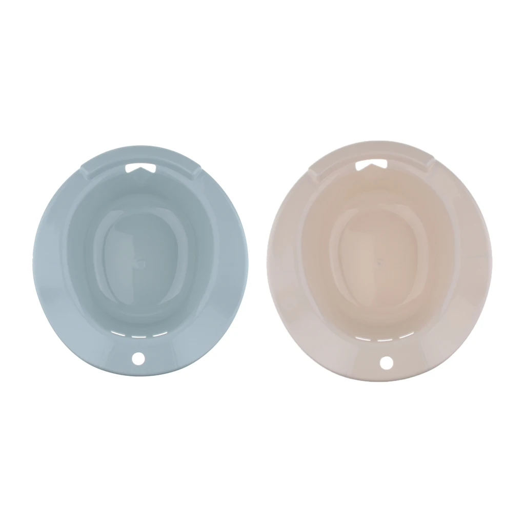 2 Pcs Sitz Bath, Avoid Squatting Bath Tub for Toilet, Postpartum Care Relieves Hip Cleansing Basin for Pregnant Women