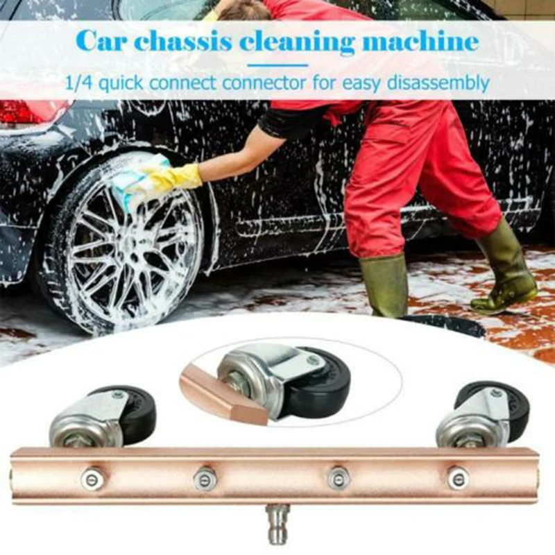 High Pressure Washing Machine Car Chassis Flushing Nozzle 1/4 Quick Insertion Stainless Steel