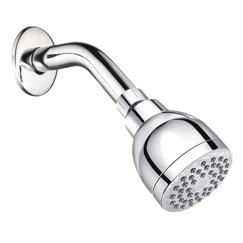 

High Pressure Shower Head Anti-leak Fixed Showerhead with Adjustable Swivel Ball 23GB