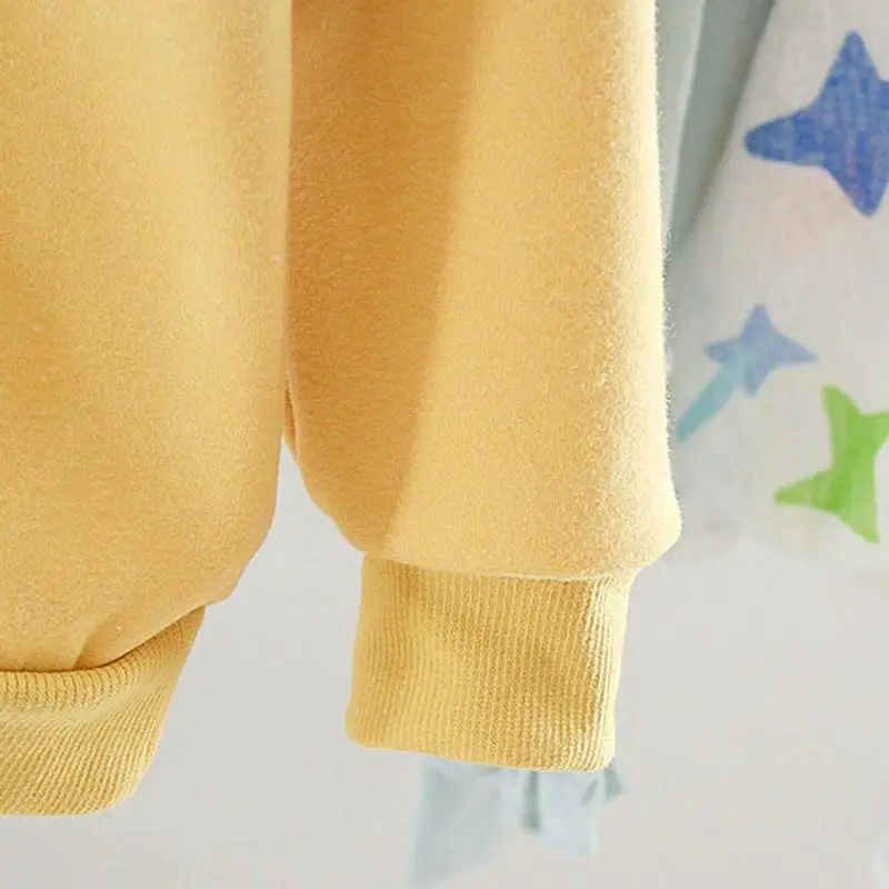 Детский свитер для маленьких девочек; хлопковая теплая весенняя одежда с длинными рукавами в Корейском стиле; хлопковая одежда на пуговицах; флисовые плотные Топы
