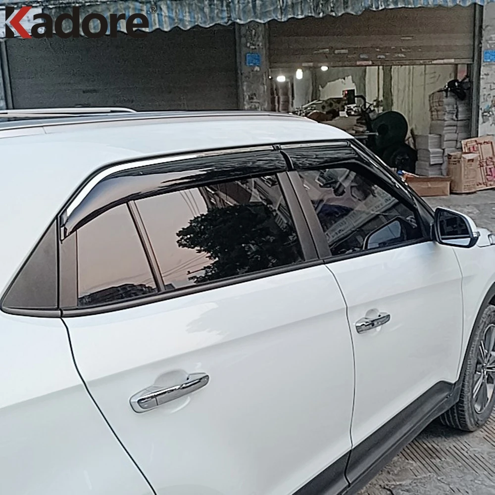 Защитные козырьки для Hyundai Cantus Creta ix25 2014-2017 2018 2019 оконные защита от дождя и ветра