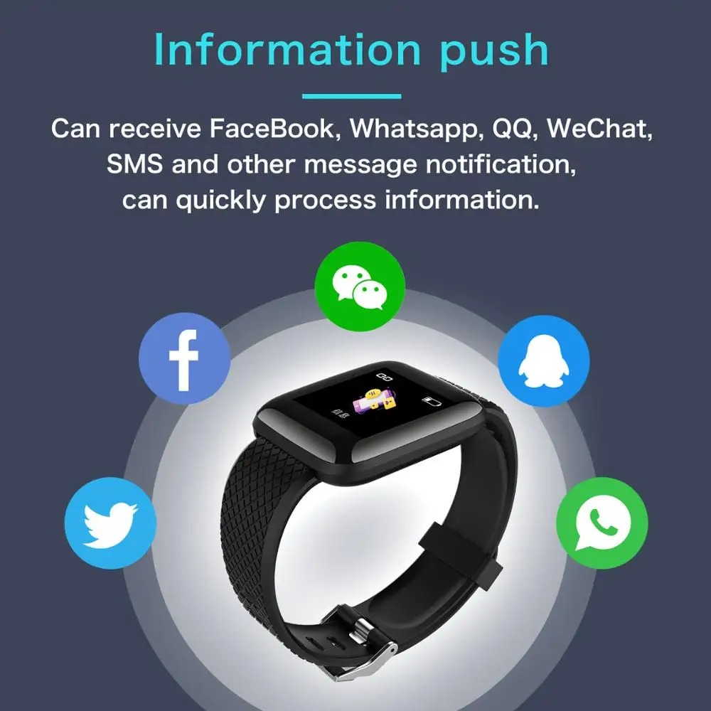 Smart watches Waterproof Sports for iphone phone Smartwatch Heart Rate Monitor Blood Pressure Functions For Women men kid
