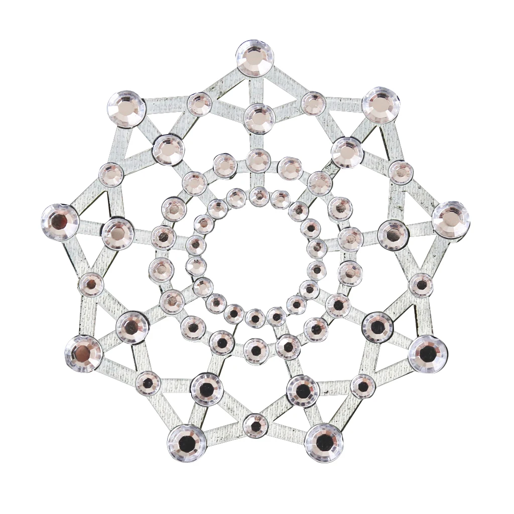 2 Pairs Fun Sexy Crystal Rhinestone Nipple Pasties Breast Sticker Diamante Nipple Pasties Breast Pasty Breast Sticker 