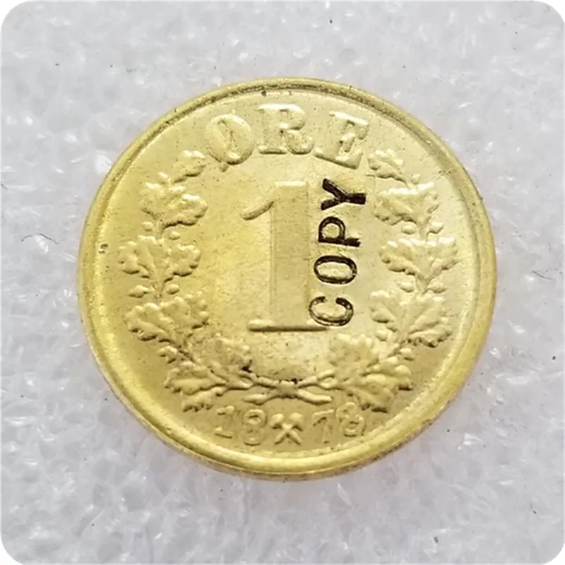 1877,1878, 1885 Норвегия 1 руды копии монет