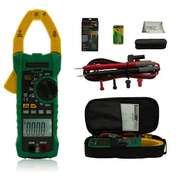 

Mastech MS2115A True RMS Digital DC/AC Clamp LCD Meters Multimeter Amp Voltage