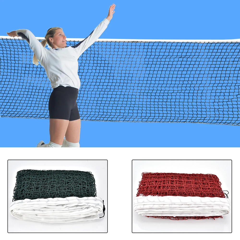 

6.1m X 0.75m Professional Sport Training Standard Volleyball Badminton Tennis Net