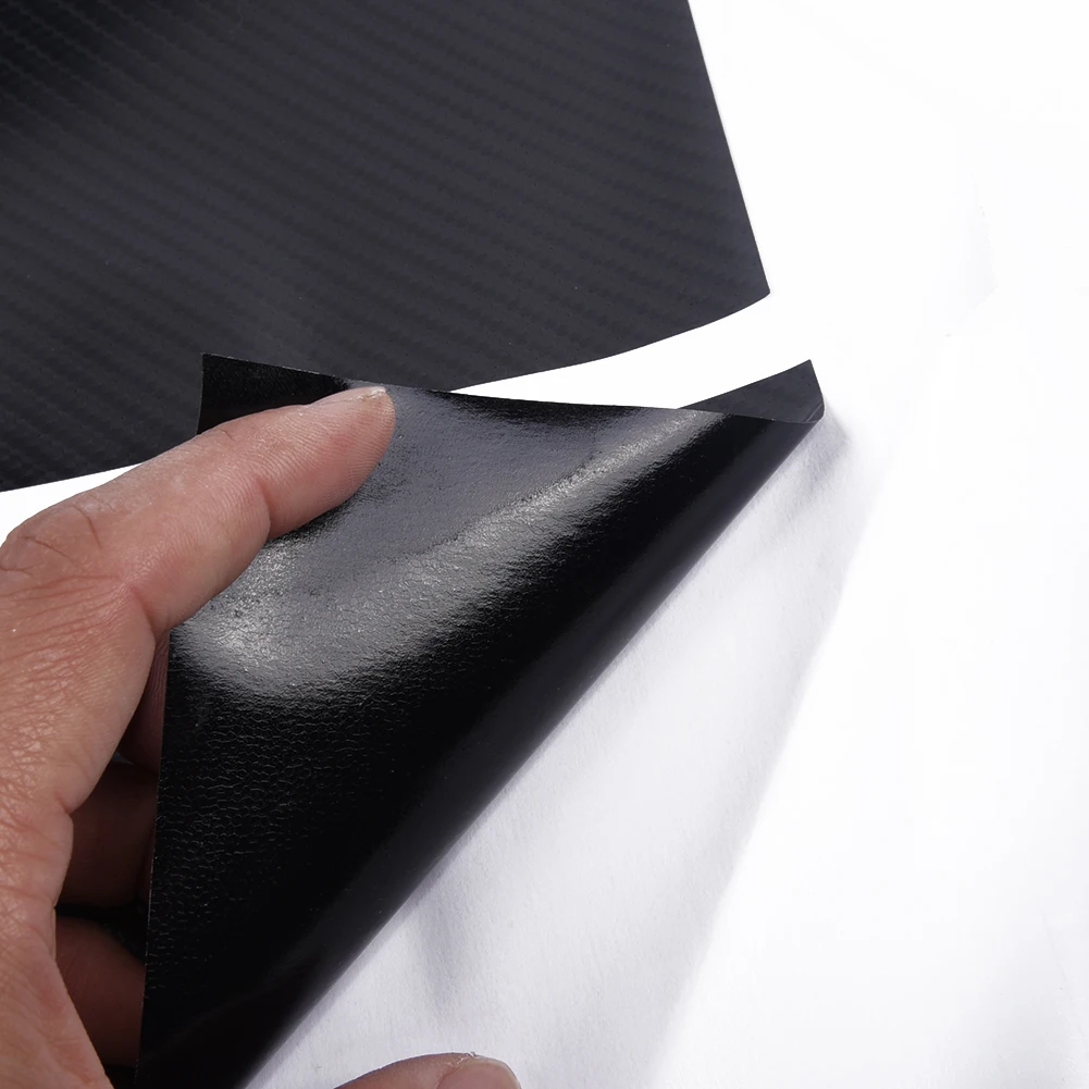 Для Tesla модель 3 интерьер приборной панели дерево углеродного волокна винил обертывания стикеры