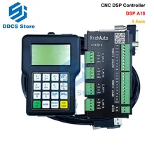 

RichAuto DSP A18 4 Axis CNC Controller A18s A18e USB Linkage Motion Control System Manual For CNC Router