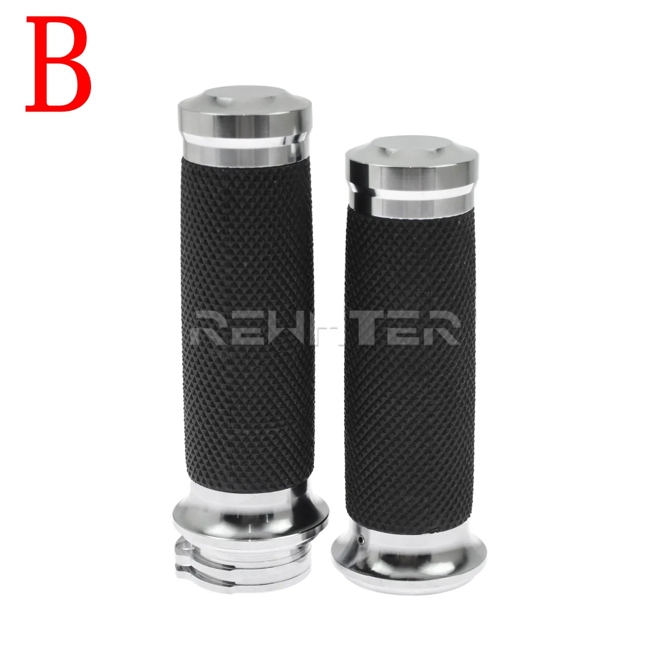 Poignées Main Moto Universelles 25/28 Mm Pour Barre - Compatible 883 1200 Honda