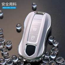 Clé télécommande intelligente, étui pour clé de voiture, pour porsche panamera macan boxster cayenne 971 911 718