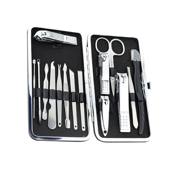 

15-Piece Pedicure Manicure Set Stainless Steel Keratin Scissors Scissors Clippers Tweezers Nail Clippers Set