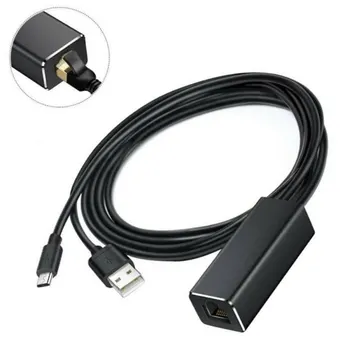 

Brand New and High Quality Practical Ethernet Adapter Micro USB To RJ45 LAN for Fire TV/Fire TV Stick Chromecast 0