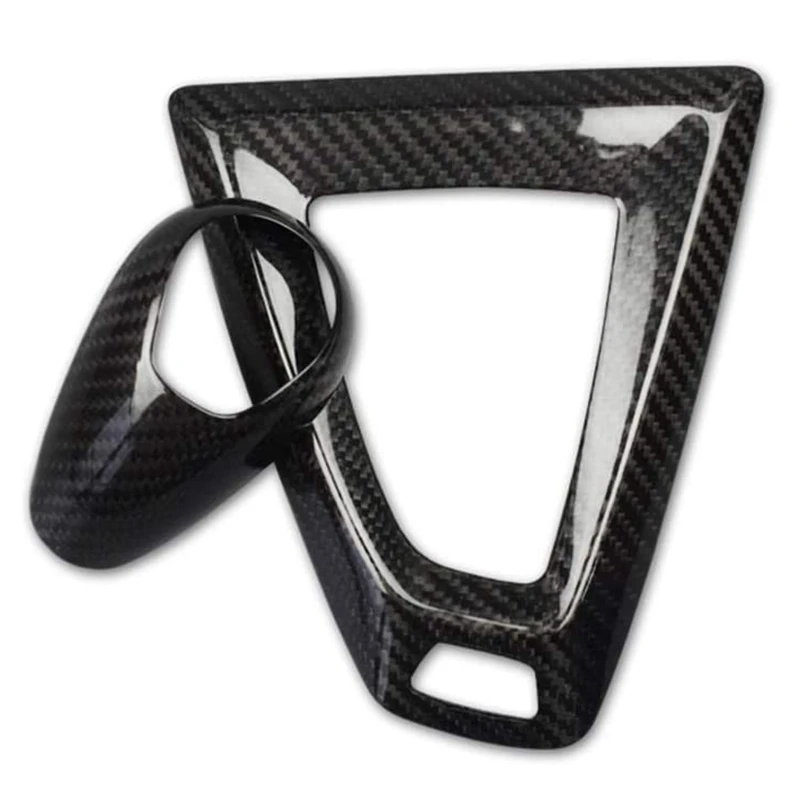2 шт. углеродного волокна чехол для рычага переключения передач Накладка M2 F87 M3 F80