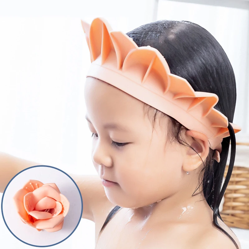 Comprar Gorro de ducha para bebé, champú de baño, protección ocular  ajustable, cubierta de agua para la cabeza, gorro de ducha para el cuidado  del bebé, gorro de ducha para niños de