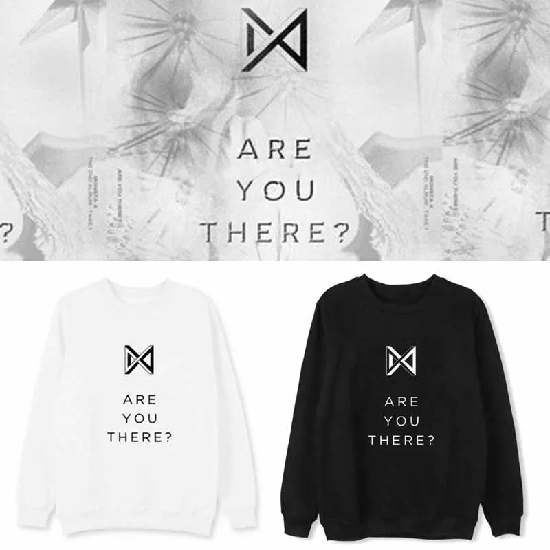 Kpop MONSTA X TAKE.1 ARE YOU This Album толстовка с капюшоном в стиле хип-хоп Повседневный Свободный пуловер с принтом толстовки с длинными рукавами WY854