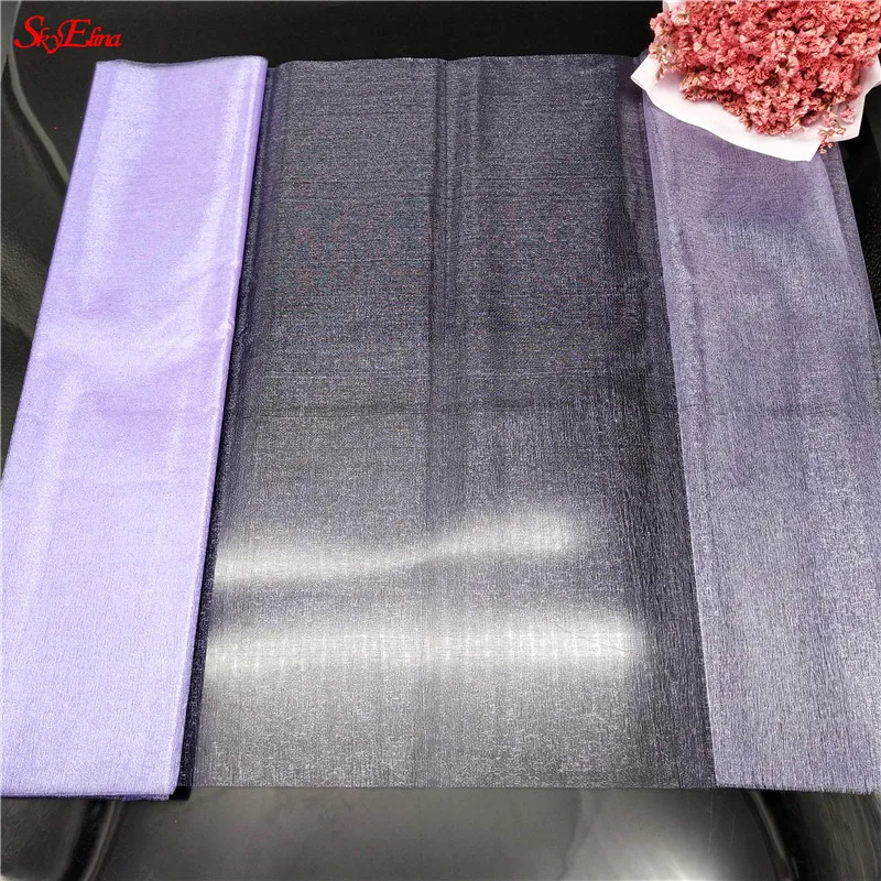 Light purple 72 см* 10 м тюль рулон ремесло Свадебный на день рождения праздничный Декор шторы Свадебный номер крыша украшения для душа 5z - Цвет: Light purple