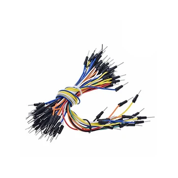 

A18-- Smart Electronic DIY kit 65PCS Jump Wire Cable Male to Male Flexible Jumper Wires For Arduino Breadboard wire DIY