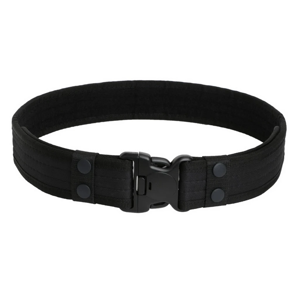 

New Multifunction Combat Canvas Duty Tactical Sport Belt with Plastic Buckle Military Adjustable Outdoor Fan Hook Loop Waistband