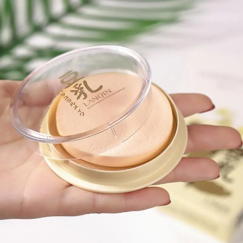 Soy Milk Pressed Powder Face Loose Powder Waterproof Matte Setting