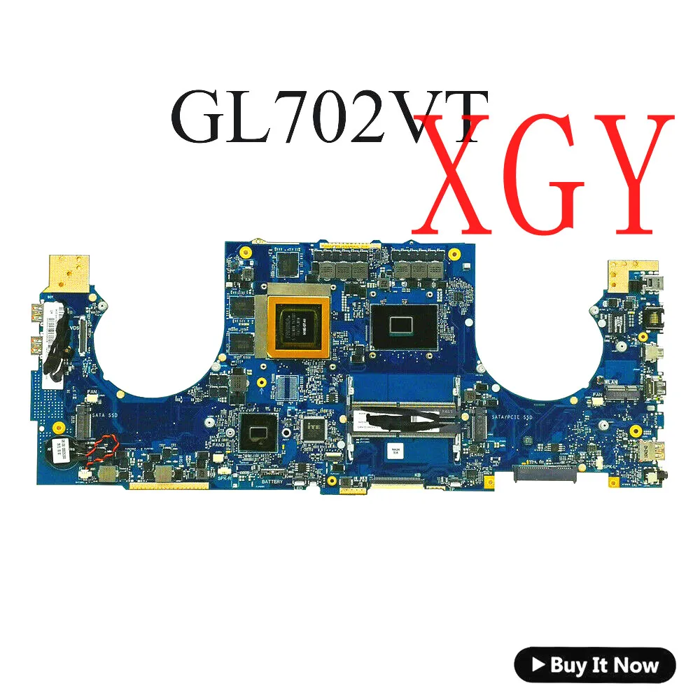cheap For Asus ROG Strix S7VT GL702 GL702V GL702VT W I5 6300HQ Motherboard Mainboard 100% Test ok