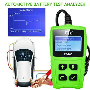 

Vehemo JDiag Car Battery Tester Charging System Test Diagnostic for BT200 Alternator Tester New for Fascheck