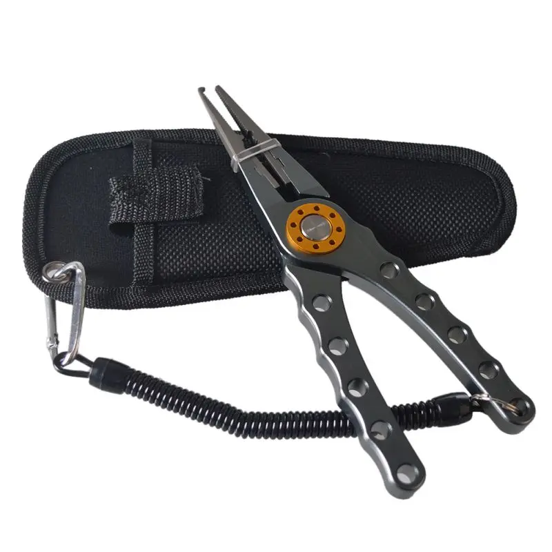 

Multi-function Stainless Steel Fishing Pliers Scissors Fishing Line Cutter hook Remove Equipment Fishing Accessory New Types