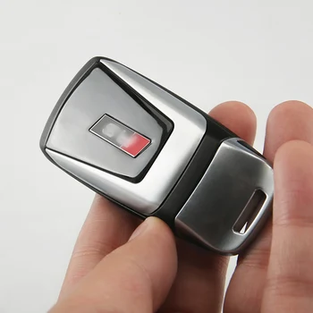 

Car Key Case ABS Protection Cover Decoration For Audi A4 A5 S5 Q5 Q7 TT TTS 2017 Car Key Cover Styling Modifcation Accessories