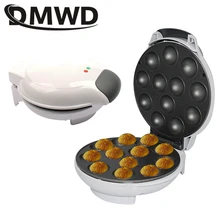 DMWD электрическая машина для выпечки яиц автоматическая мини-чашка для торта вафельница тостер яйца хлеб Eggettes слоеная печь гриль ЕС вилка