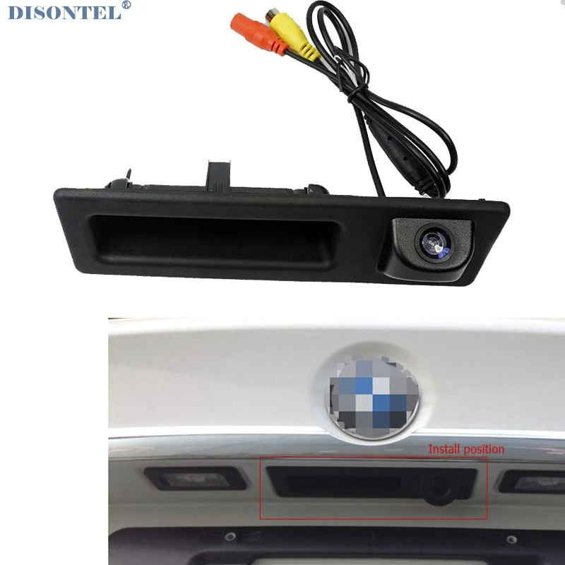 

Real 170Deg MCCD Vehicle Trunk Handle Rear View Camera For BMW 3 Series 5 X3 Series F10 F11 F25 F30 Waterproof Parking kit