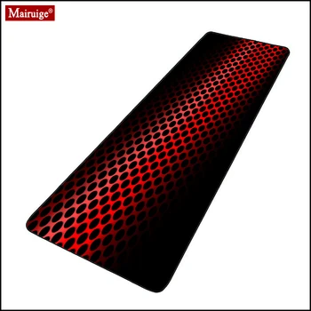 

Gamer Desk Mat Black and Red Mouse Pad XXL Computer PC Large Keyboard Pad Gaming MousePad 90x40cm/80x30cm for Laptop Table Pads
