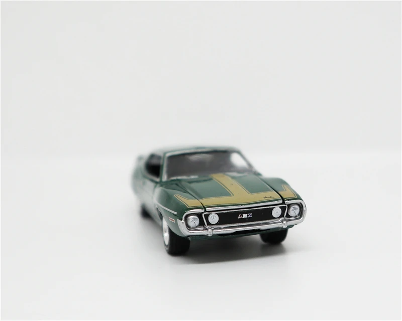 Greenlight 1: 64 AMC Javelin AMX зеленый литья под давлением модель автомобиля без коробки