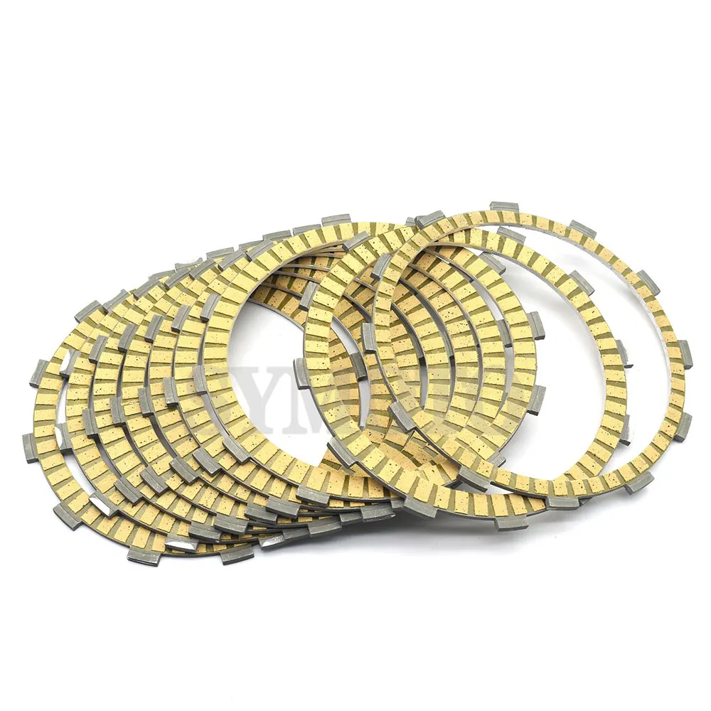 9Pcs Clutch Friction Plates Kits For Harley Dyna Fat Bob Road King