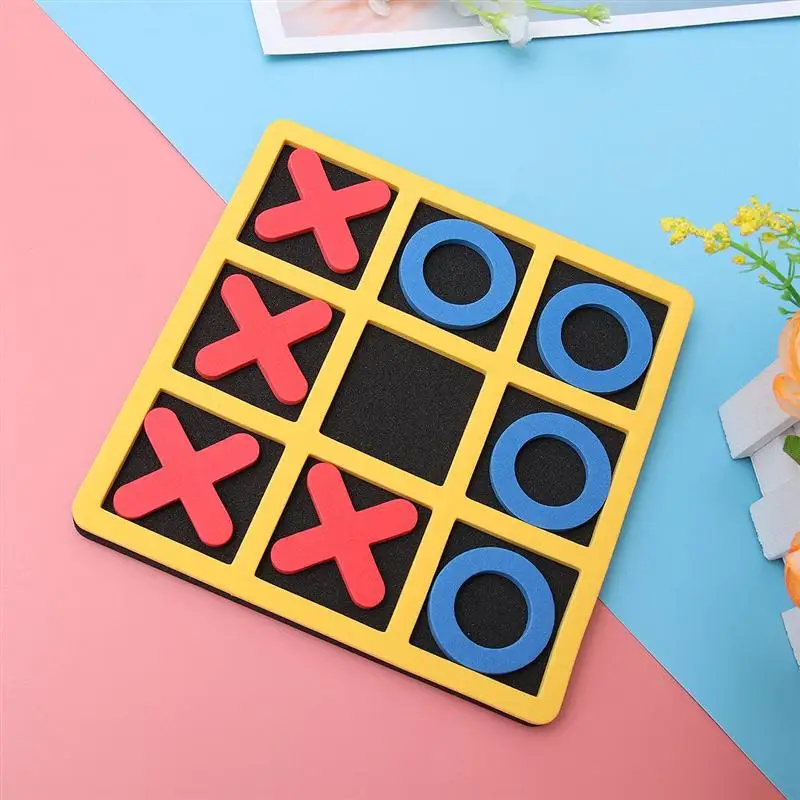 3 шт. Tic Tac Toe головоломка настольная игра OX шахматы обучающая игрушка Портативные Детские цвета и формы когнитивные обучающие игрушки