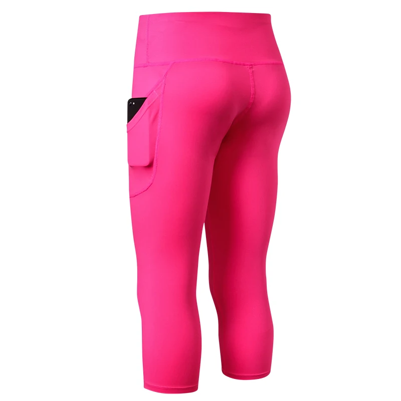 capri running pants with pockets