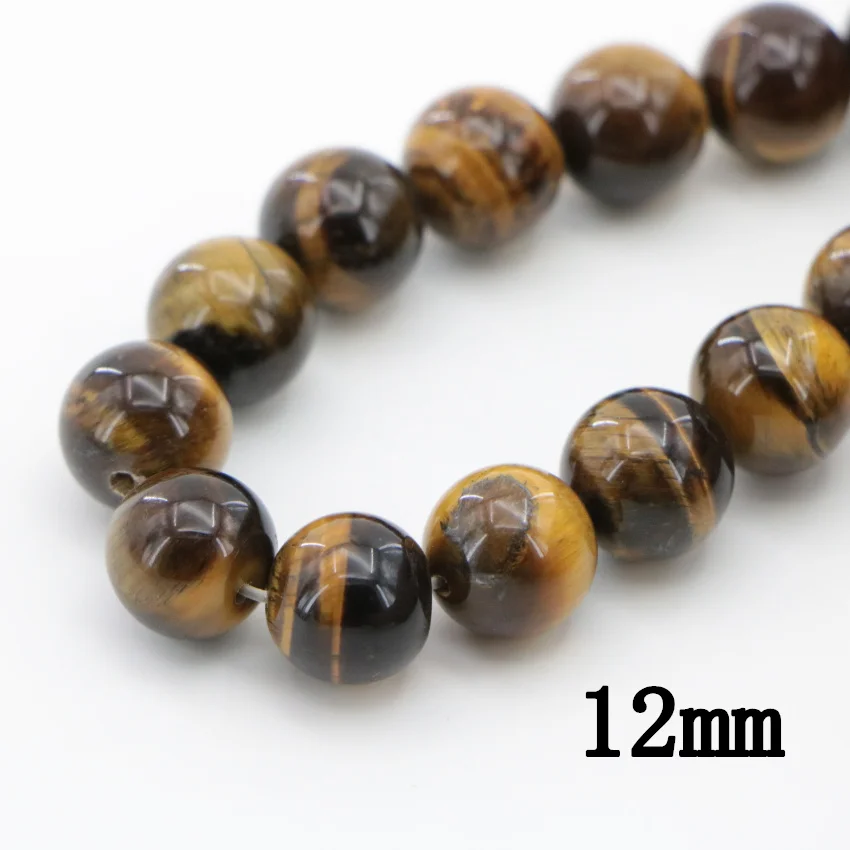 1 Natural gemstone Jasper yellow tiger eye beads (20)(1)