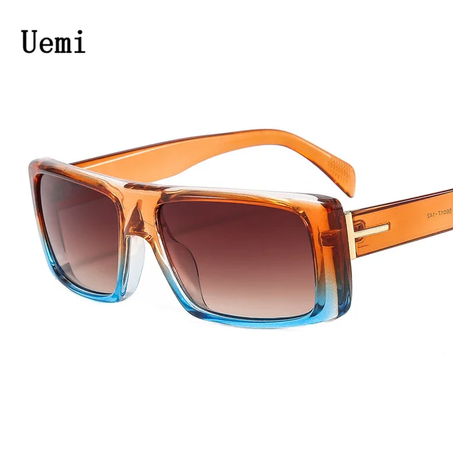 New Fashion Rectangle Brand Design Sunglasses For Women Men Retro Ins Popular Square Sun Glasses Shades UV400 Wholesale 1