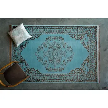 

Apex Prestige 4 'x 6' Wool Blue Area Rug