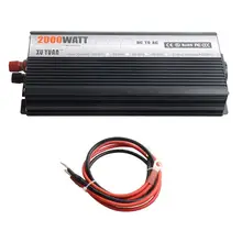 Пик 8000 Вт 12 В-220 В автомобильный преобразователь мощности, зарядное устройство, адаптер Чистая синусоида с европейской вилкой, интеллектуальная защита