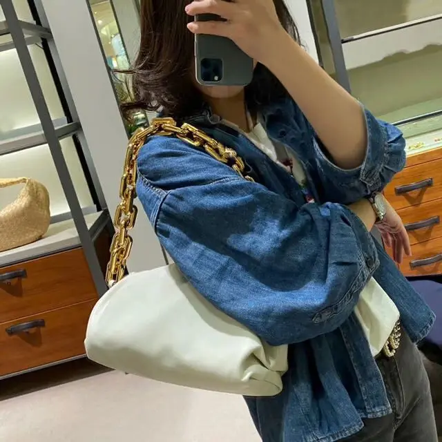 1Pc 60cm Thick Resin Bag Strap for Shoulder Bag Handbag Chain Straps Detachable Handle Bag Accessories Ins Hot Bag Parts