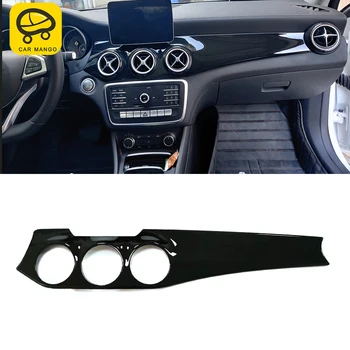 شراءكارمانجو لمرسيدس بنز GLA-Class X156 CLA C117 لوحة سيارة تنفيس الهواء غطاء لوحة إطار الكسوة ملصقا الديكور الداخلي