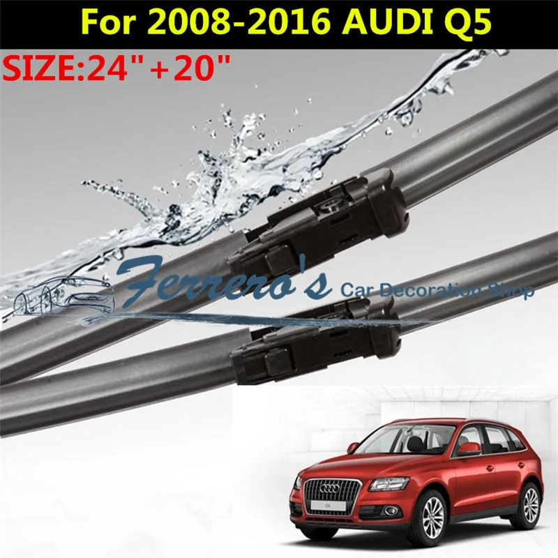 2pcs/lot Sg010 Wiper Blades For 20082016 Audi Q5 24"+20" Fit Push