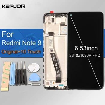 

6.53"Original Display For Xiaomi Redmi Note 9 Display Replacement Digitizer Assembly For Redmi Note 9 LCD Screen With Frame