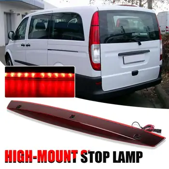 

Red Lens 3rd Brake Light Repairing Parts Stop Lamp Outdoor Anti-resistance for Mercedes-Benz W639 2009-2014 A6398200056
