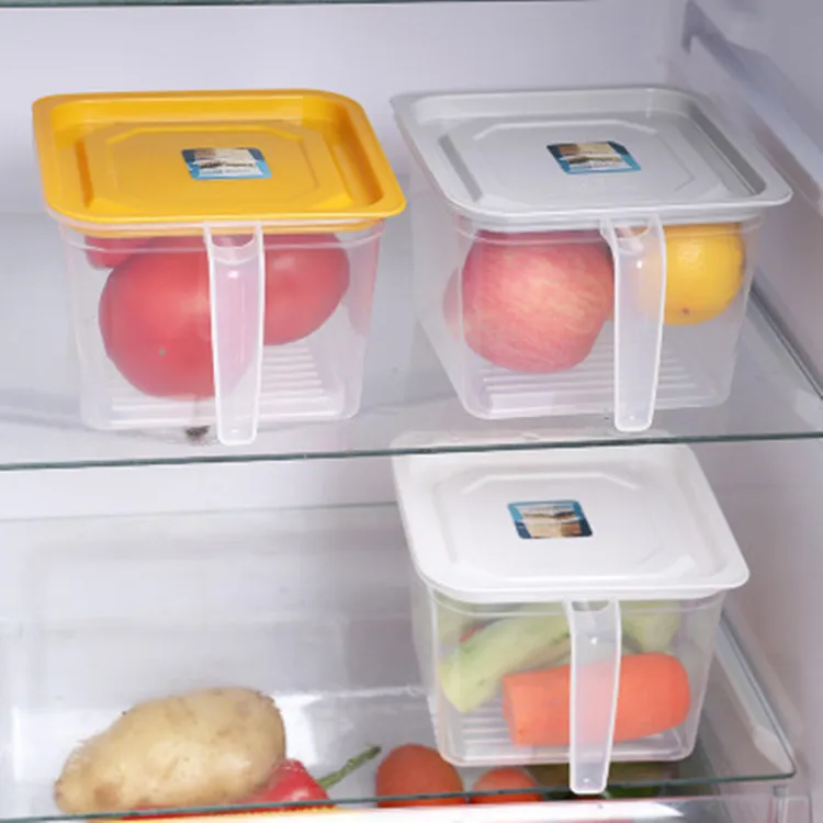 

Storage Box Transparent Food Container Sealed Home Organizer Fruit Food Multigrain Kitchen Rectangular Plactic Storage Box