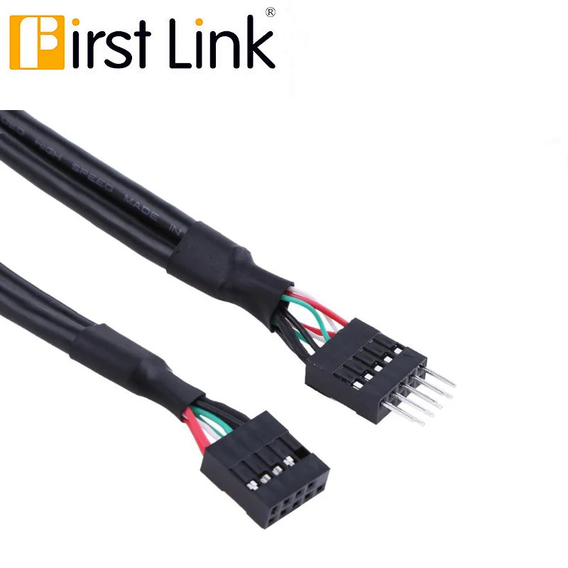 

USB 2.0 9 Pin Male to 9 Pin Female Adapter Extension Cable 50cm